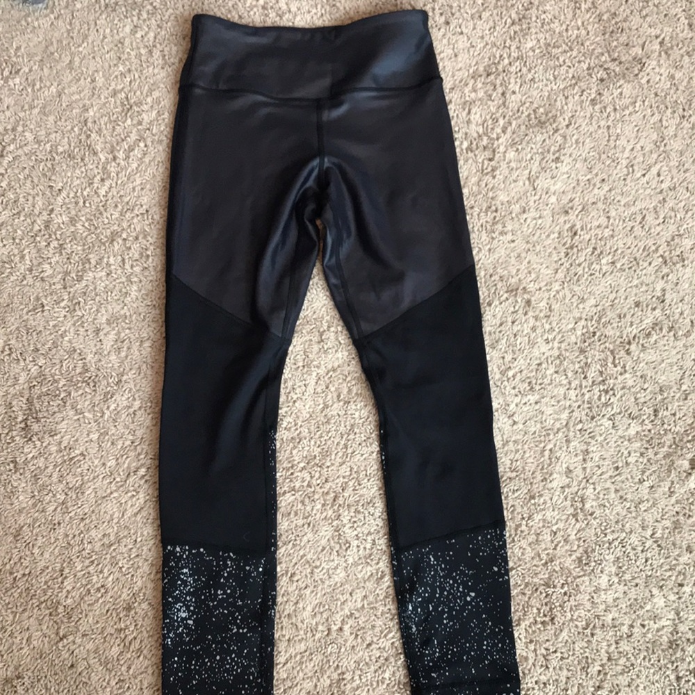 Black reflective light n tight high rise size 4